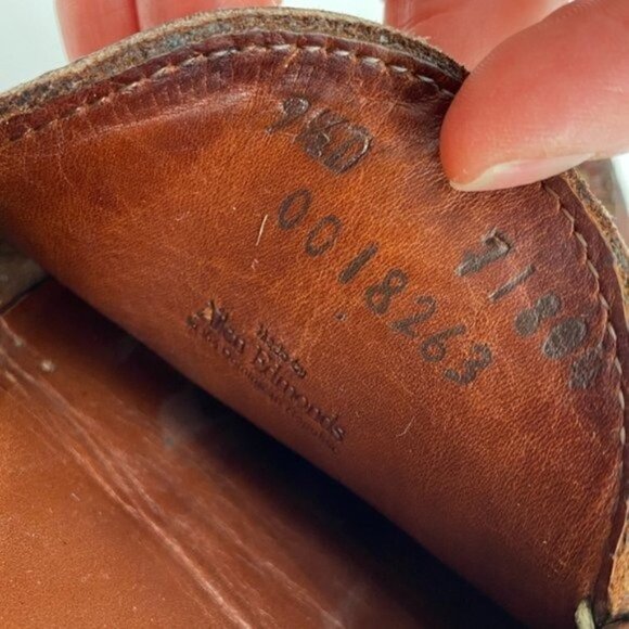 ALLEN EDMONDS Boulder Venetian Brown Leather Slip On 9.5 Driving Moccasin Loafer main image 6